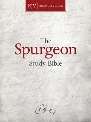 cover image of KJV Spurgeon Study Bible